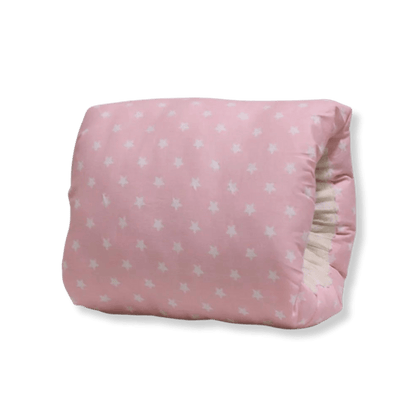 כרית הנקה שער גן עדן מציגה כוכבים וורודים 